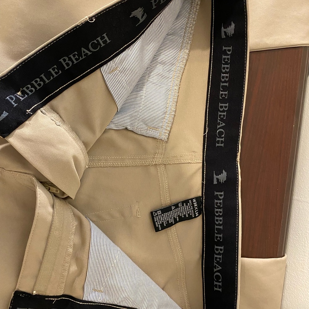 Pebble Beach men’s golf pants